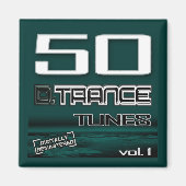 50 D. Trance Tunes, vol. 1 magneet (Voorkant)