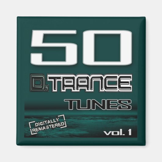 50 D. Trance Tunes, vol. 1 magneet (Voorkant)