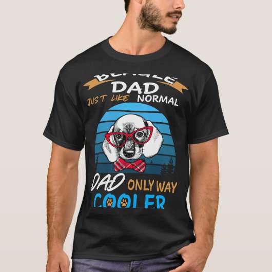 50 Dad Beagle Dad Cooler T-shirt (Voorkant)
