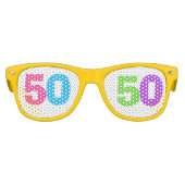 50 DE BIRTHDAY-PARTIJ, FUN 50 KINDER ZONNEBRIL (Voorkant)