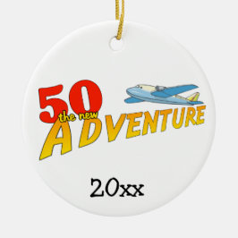 50 De New Adventure Plane Keepomwille Ornament