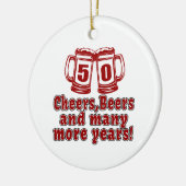 50 Design van de kaasmakerij Keramisch Ornament (Links)