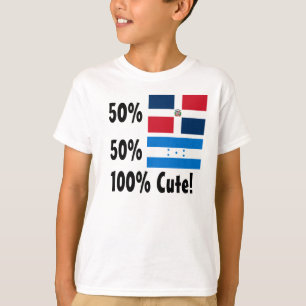 50% Dominicaan 50% Honduran 100% Cute T-shirt