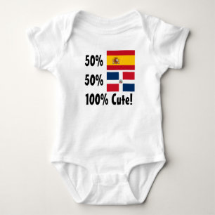 50% Dominicaanse 50% Spaanse 100% klauw Romper