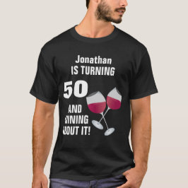 50 draaien en er over winden, gepersonaliseerd t-shirt
