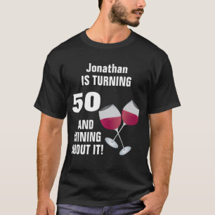 50 draaien en er over winden, gepersonaliseerd t-shirt