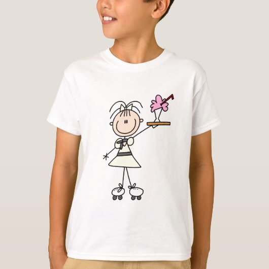 50 drive-in-Waitress T-shirts en cadeautjes (Voorkant)