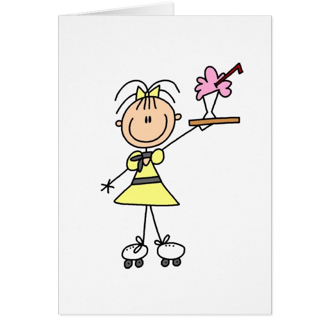 50 drive-in-Waitress T-shirts en cadeautjes (Voorkant)