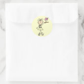 50 drive-in-Waitress T-shirts en cadeautjes Ronde Sticker (Tas)
