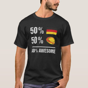 50 Duitsland 50 Sport 100 Geweldige Duitsland Spor T-shirt