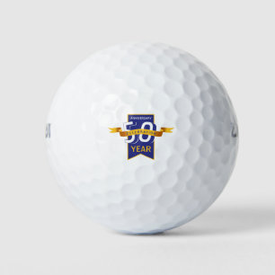 50 e verjaardag golfballen