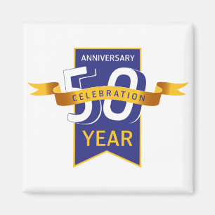 50 e verjaardag magneet