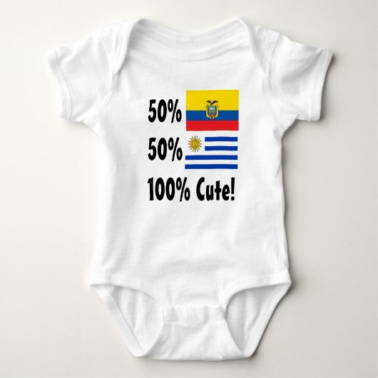 50% Ecuadoraan 50% Uruguayaan 100% Cute Romper (Voorkant)