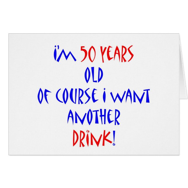 50 een andere drink (Voorkant Horizontaal)