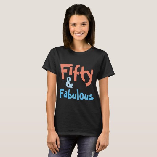 50 en 50 jaar oud Shirt (Voorkant volledig)