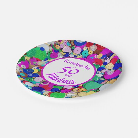 50 en Bord van vleespasta van Fabulous Sequin (Gekanteld)