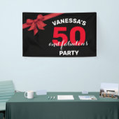 50 en de Fabulous 50th Birthday Party Spandoek (Beurs)