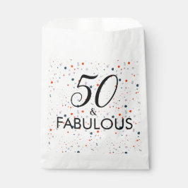50 en de Fabulous Customize Birthday Party Bedankzakje