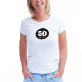 50 en de Fabulous Fiftieth Birthday T-shirt
