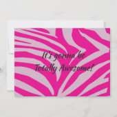 50. en de Fantastische uitnodiging van de Birthday (Achterkant)