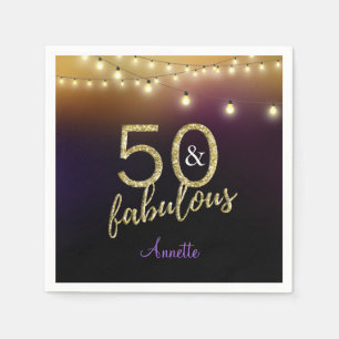50 en de Paarse verjaardag van de Fabulous Gold St Servet