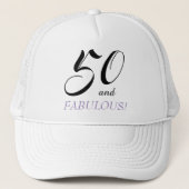 50 en de partij van Fabulous Birthday Trucker Pet (Voorkant)
