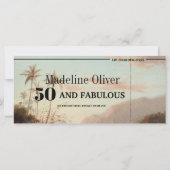 50 en de Tropische Dag van de Pass van Fabulous (Achterkant)