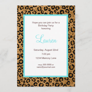 50. en de uitnodiging van de heer Fabulous Leopard