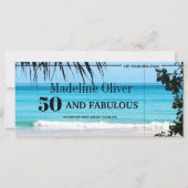 50 en de vogeldag de bestemming van de aanlandings (Achterkant)