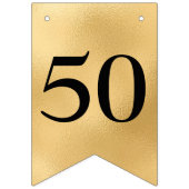 50 en fabelachtige gouden Bunting vlaggen Vlaggetjes (Eerste vlag)