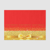 50 en fabelrood goudelegant tissuepapier (Voorkant)