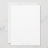 50 en Fabuleuze uitnodigingen (Achterkant)