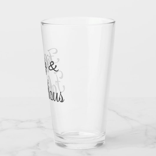 50 en Fabulous 50 verjaardag Glas (Links)