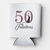 50 en Fabulous | 50e Birthday Gift Koelbox Blikjeskoeler (Voorkant)
