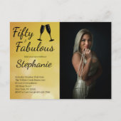 50 en Fabulous | 50ste verpartij Briefkaart (Voorkant)