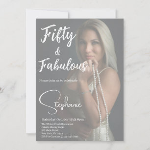 50 en Fabulous   50ste verpartij Kaart