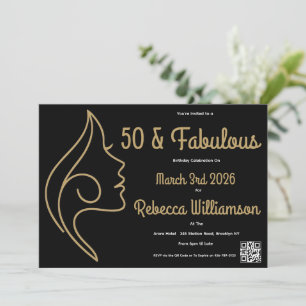 50 en Fabulous 50ste verpartij Kaart