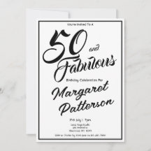 50 en Fabulous | 50ste verpartij