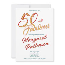 50 en Fabulous | 50ste verpartij