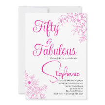 50 en Fabulous | 50ste verpartij Roze