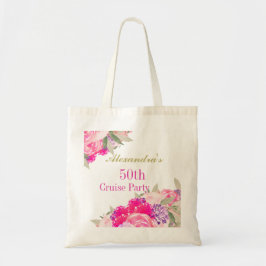 50 en Fabulous 50th Birthday Cruise Personal Tote Bag