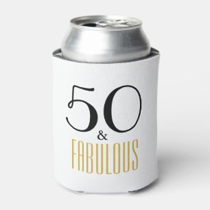 50 en Fabulous 50th Birthday Gift Koelbox Blikjeskoeler