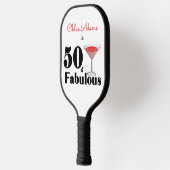 50 en Fabulous 50th Birthday Party Pickleball Paddle (Links)