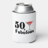 50 en Fabulous 50th Birthday - persoonlijk Blikjeskoeler (Blikje Achterkant)
