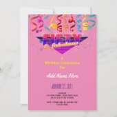 50 en Fabulous 80's Retro Kaart (Voorkant)