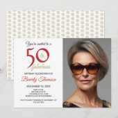 50 en Fabulous Aanpasbaar Kaart (Voorkant / Achterkant)