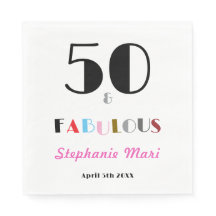 50 en Fabulous Art Deco Datum 50ste Verjaardagsfee