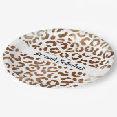 50 en Fabulous Big Cat Print Abstract Papieren Bordje (Gekanteld)