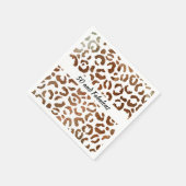 50 en Fabulous Big Cat Print Abstract Servet (Hoek)