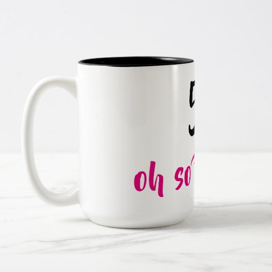 50 en Fabulous Birthday Coffee Mok (Links)